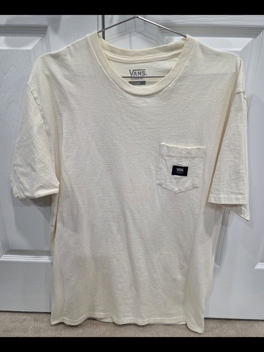 Vans Men's Cream Pocket Tee